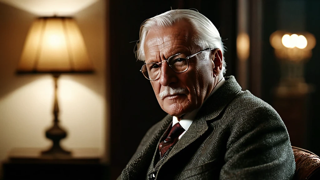 Carl Gustav Jung, az álomfejtés mestere, akinek munkái a tudatalatti titkait tárják fel.