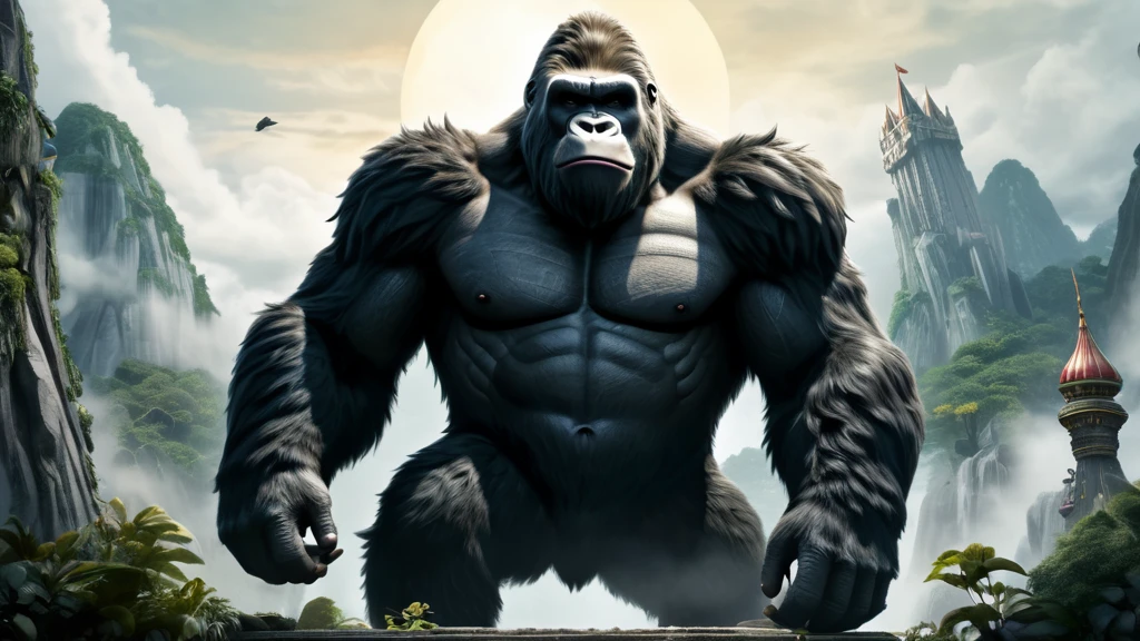Egy hatalmas gorilla álma, amely a félelmet és a hatalmat szimbolizálja.