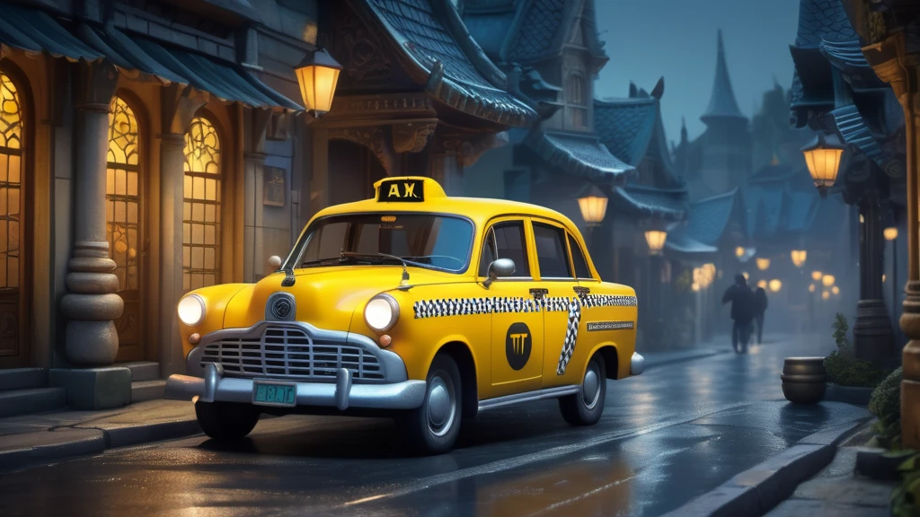 A sárga taxi álomszimbólum, amely az utazás és a változás jelképe.