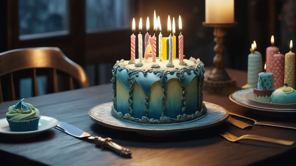 A születésnapi torta álma a boldogság és ünneplés szimbóluma, új kezdeteket és örömöt jelez.