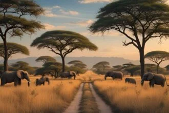 Az elefántok a szavanna álmában a bölcsességet és az összetartozást szimbolizálják.