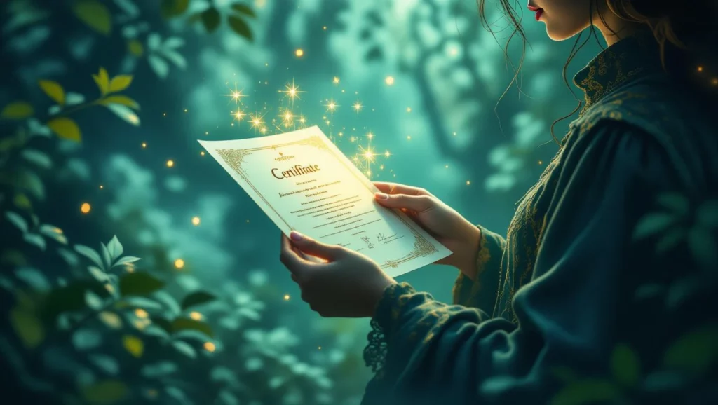 A bizonyítvány álomban a siker és elismerés vágyát szimbolizálja, új lehetőségeket hozva.