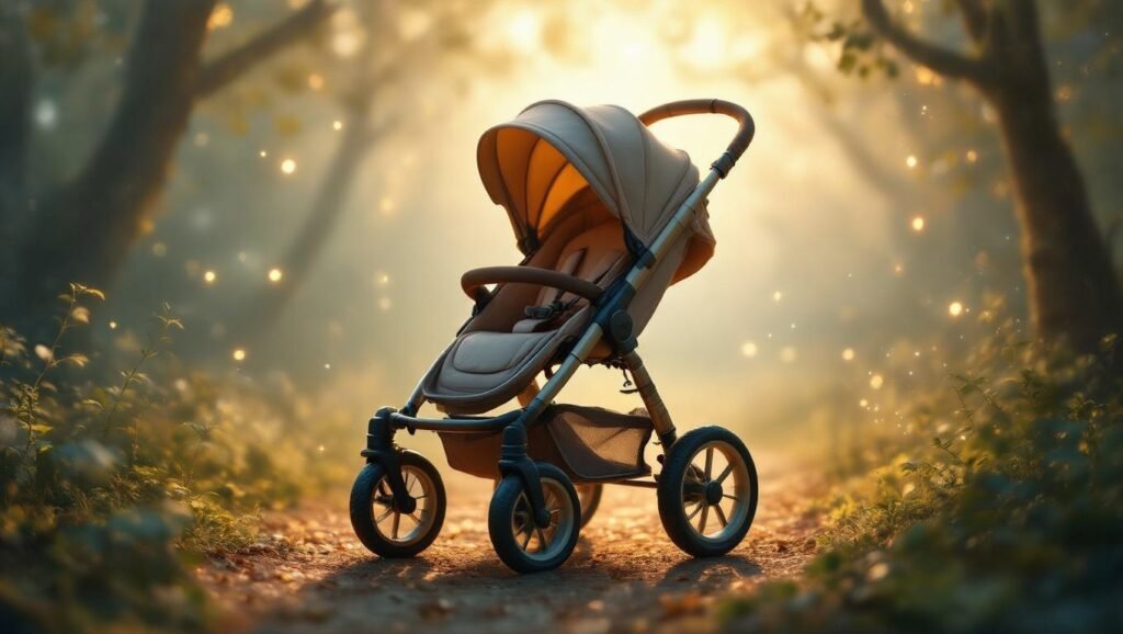 Babakocsi álomban az újjászületés és ártatlanság szimbóluma, a gyermekkor tiszta örömeit idézi.