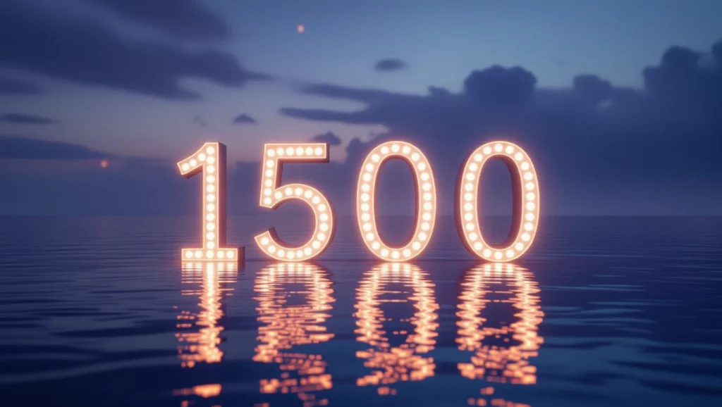 A víz tükrében megjelenő 1500-as szám álomfejtése pozitív változásokra utalhat az életedben.