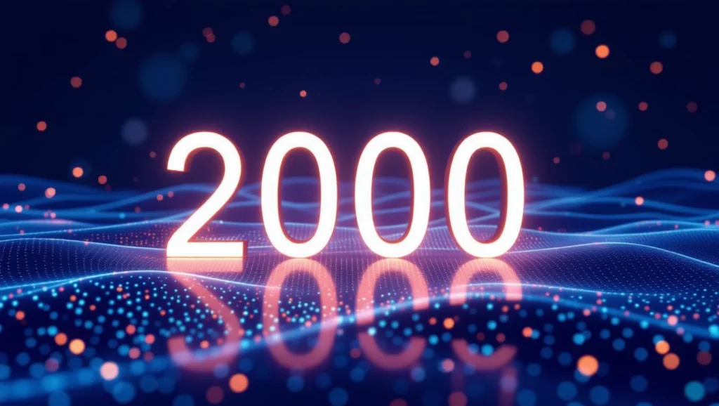 A 2000-es szám álomfejtés szempontjából új kezdeteket és lehetőségeket jelképez.