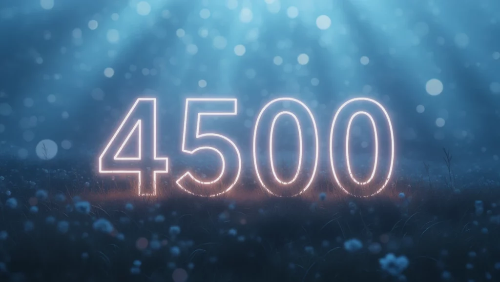 A 4500-es szám megjelenése álomfejtés szempontjából a változás és a lehetőségek szimbóluma.