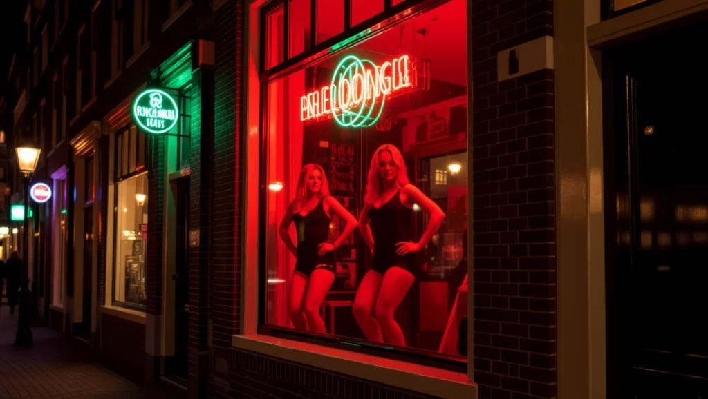 A bordélyház neonfényei között táncoló nők álma a vágyakról és titkos vágyakról szól.