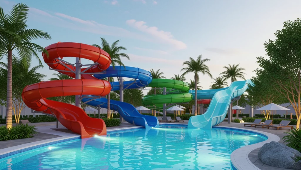 Az álom csúszdaparkban való szórakozás a szabadság és a felfedezés szimbóluma.