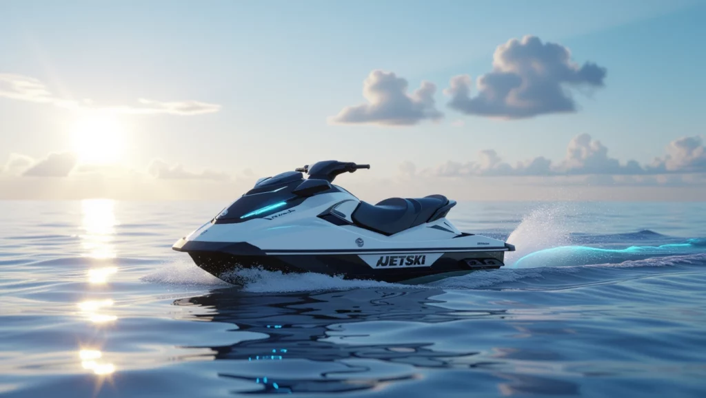 A jetski szimbolizálja a szabadságot és az izgalmat, álmainkban új kihívásokra ösztönözhet.