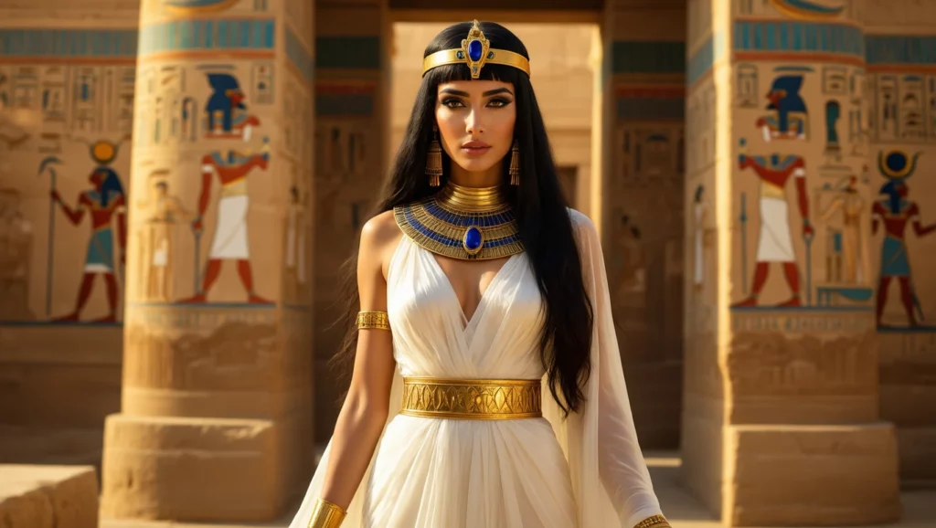 Kleopátra varázslatos megjelenése, álmainkban a hatalom és szépség szimbóluma.