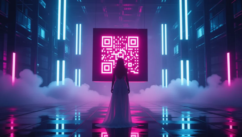 Az álom egy titkos világba vezet, ahol a QR kód felfedezésre vár.