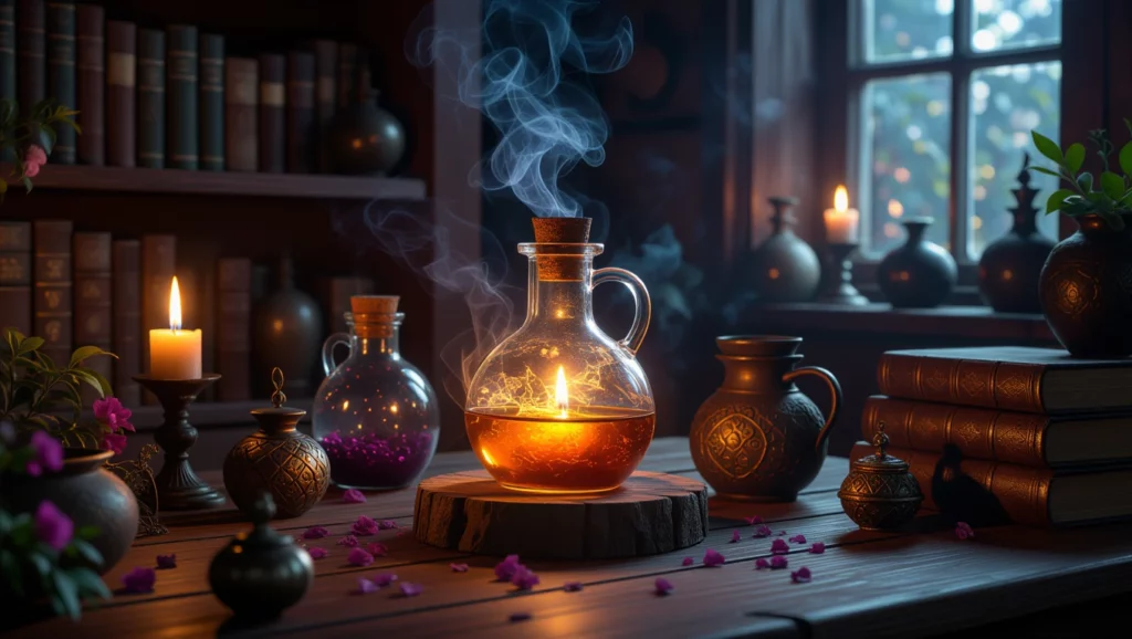 A varázsfőzet titokzatos ereje álmaink világát befolyásolja, felfedve rejtett vágyainkat.