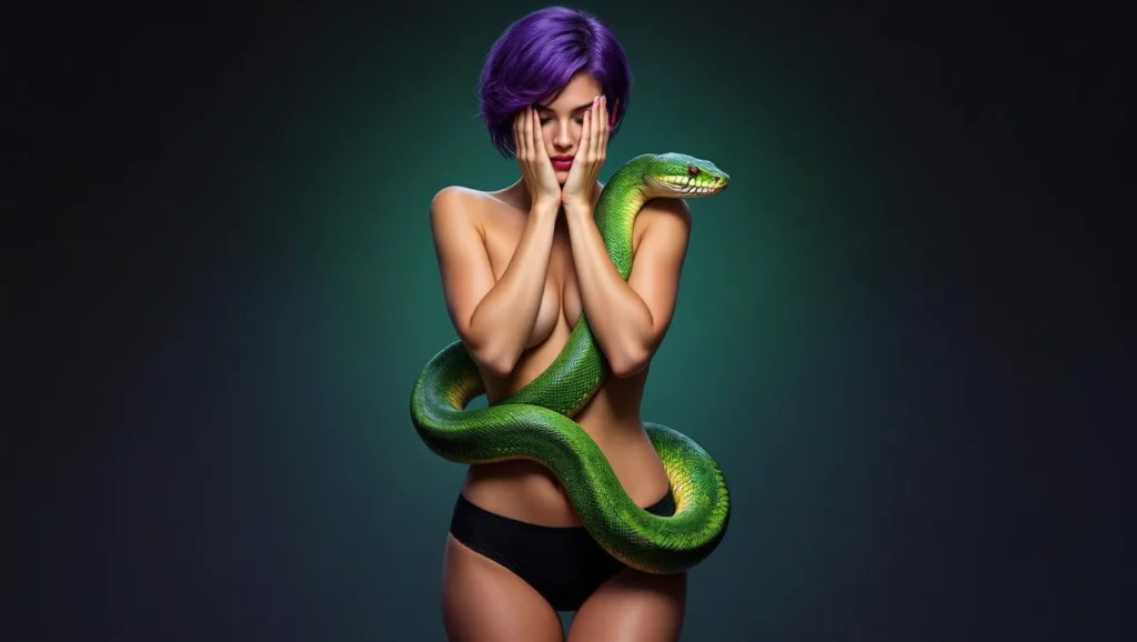 Az álomban megjelenő kígyó elfojtott érzéseket és félelmeket szimbolizálhat, amelyekkel szembenézünk.