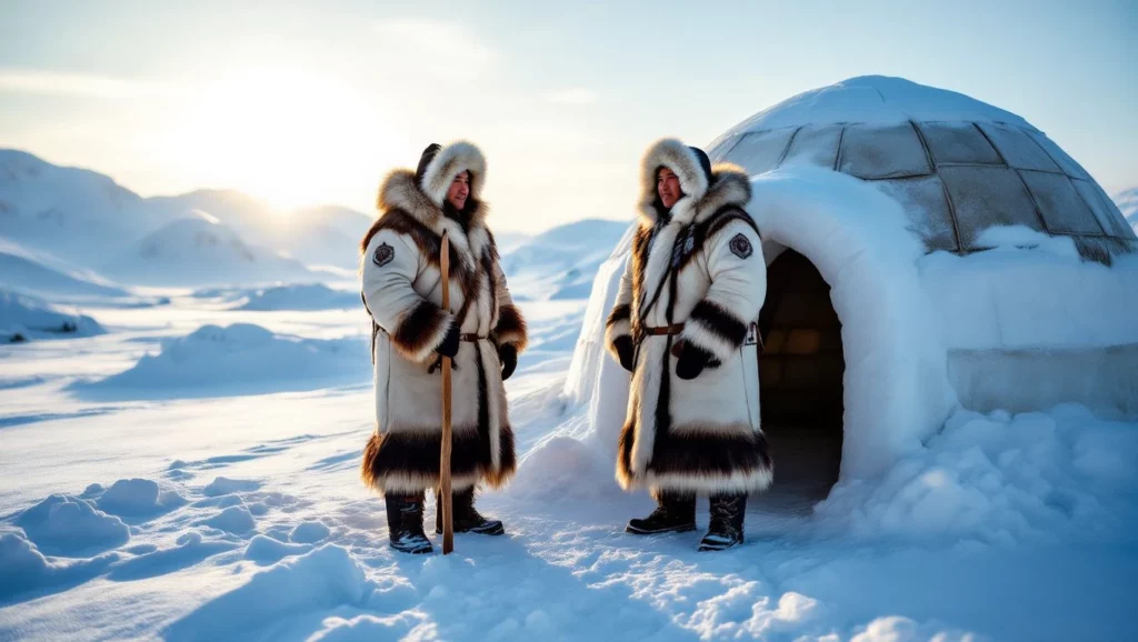 Az eszkimók életét és a hideg éghajlatot szimbolizáló álomfejtés.