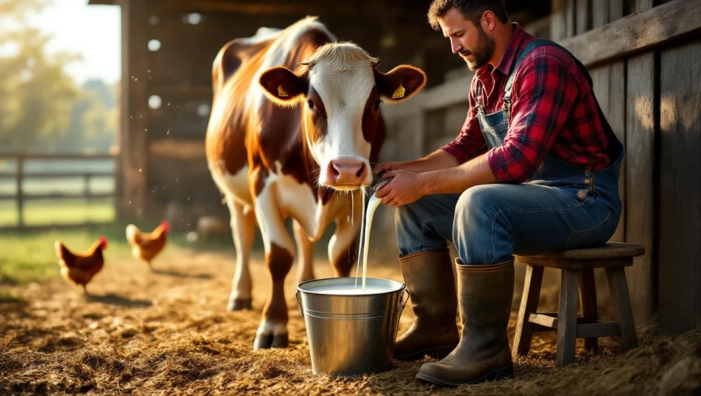 Az álomban a fejés a gondoskodás és a termékenység szimbóluma, amely a bőség és a jólét érzetét kelti.