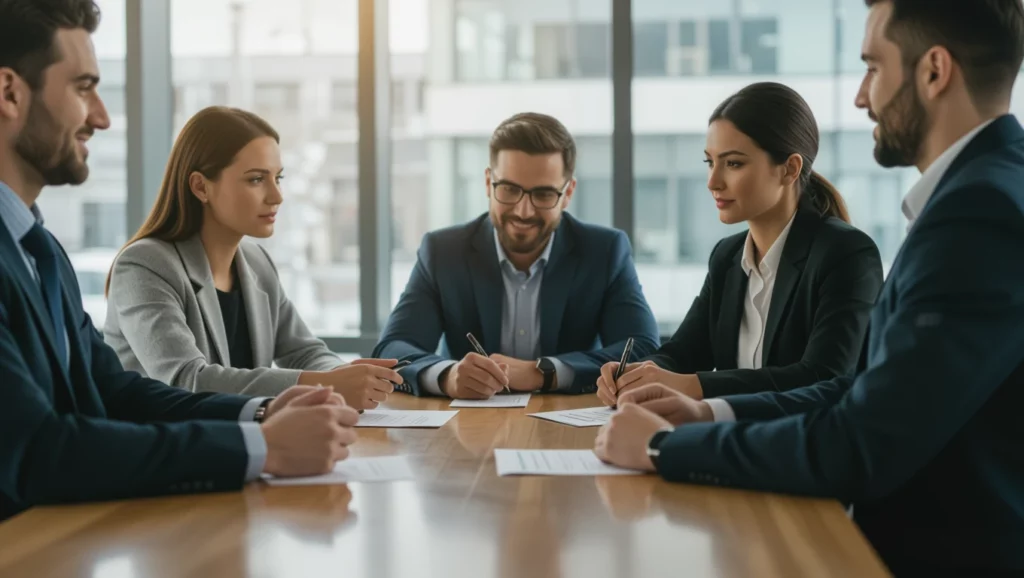 A banki hitelfelvétel során a döntések és a közös tervek születnek, amelyek a jövőnket formálják.