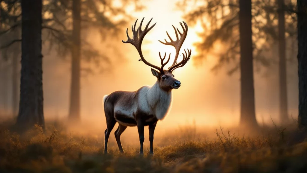 A rénszarvas az álmokban az utazást és a felfedezést szimbolizálja, új lehetőségeket hozva.