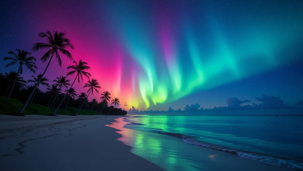 A sarki fény varázslatos fényei álmainkban a csodát jelképezik, a természet és a végtelen lehetőségek szimbóluma.