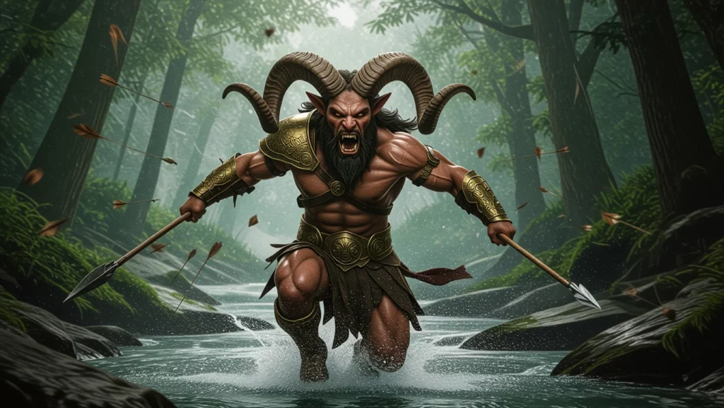 A harcos, aki a természet erejével küzd, a belső harcokat szimbolizálja, a félelmek legyőzésére ösztönöz.