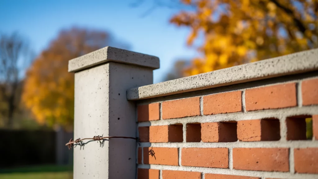A tégla és beton falak álombeli jelentése a védelem és a határok megteremtése.