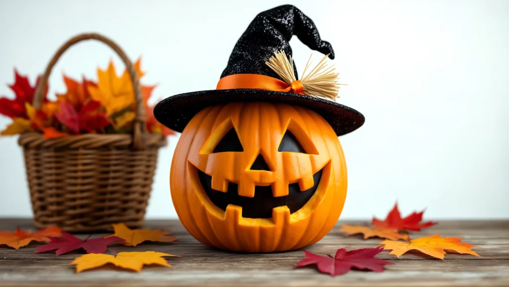 A tökfej és a színes falevelek álomfejtéshez kapcsolódó szimbólumok, a kreativitás és az ünnepi hangulat megjelenítése.