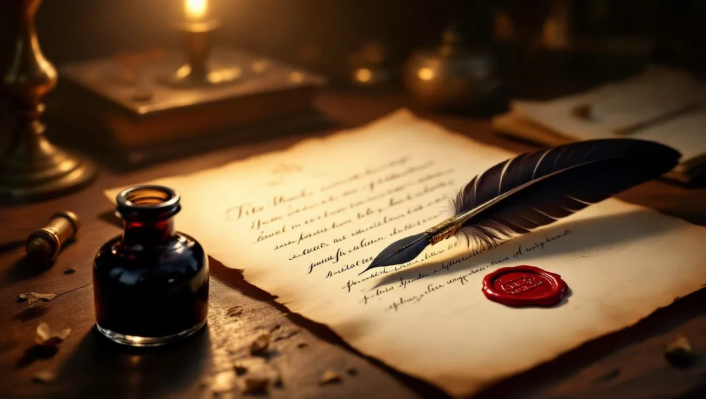 A toll és a tinta az írás művészetét jelképezik, álmaink üzeneteit segíthetik feltárni.