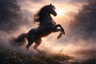 Ágaskodó ló szabad energiát és erőt szimbolizál álmokban