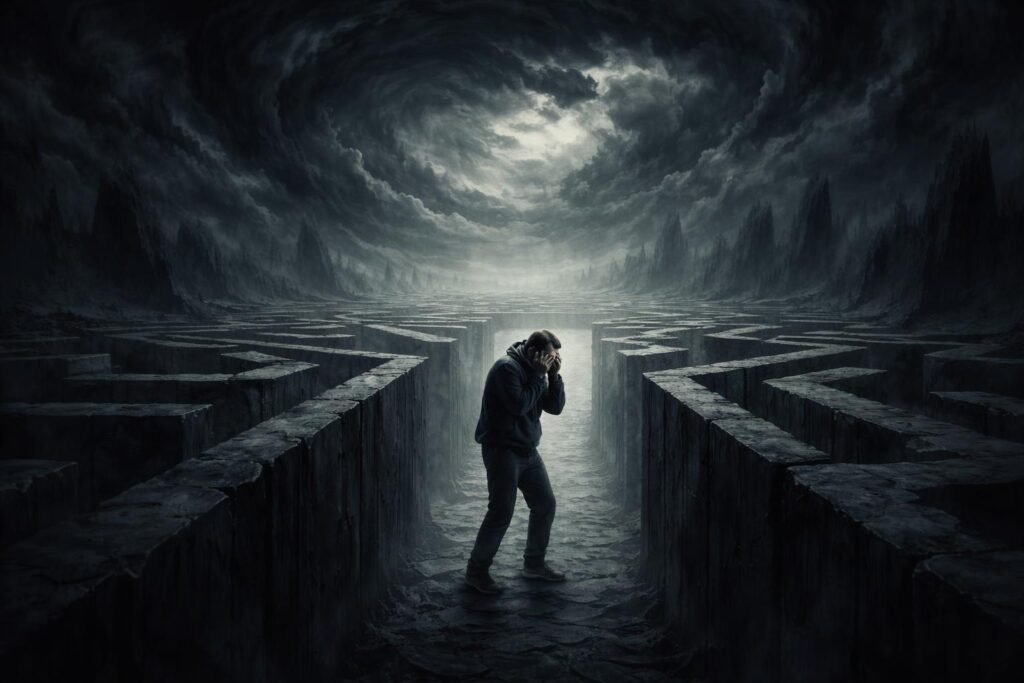 Ember fut egy úton, de akadályok fogják vissza