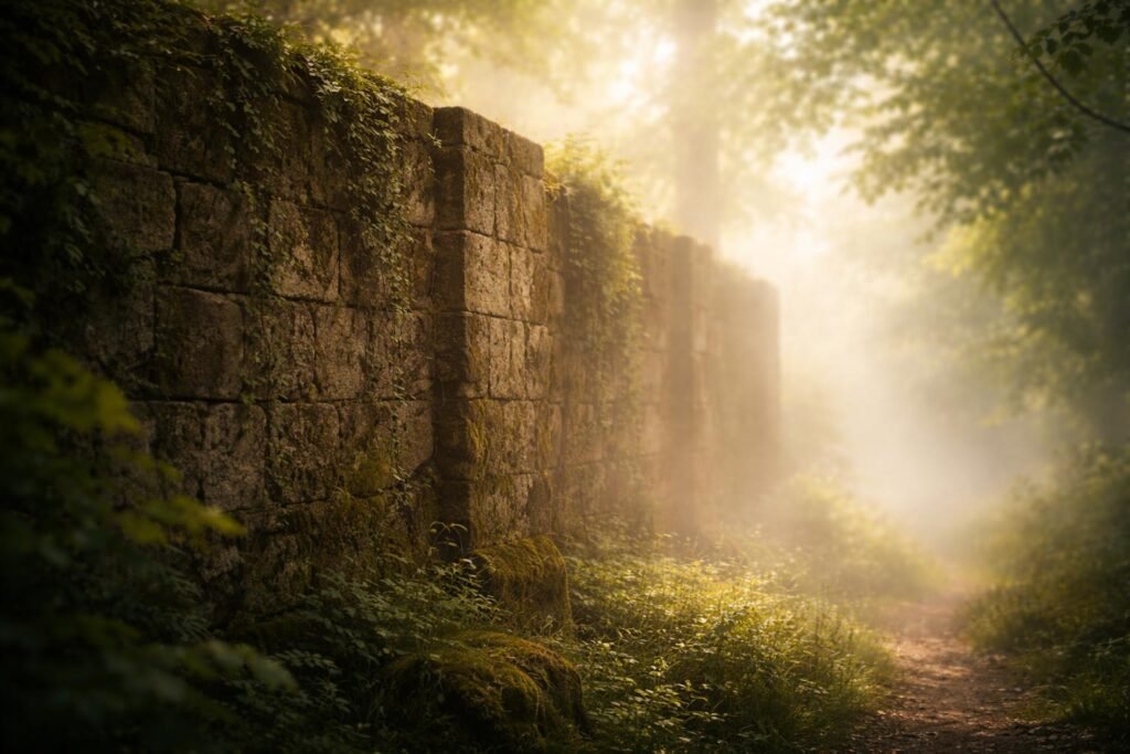 Fal szimbolizálja a korlátokat és védelmet az álmokban