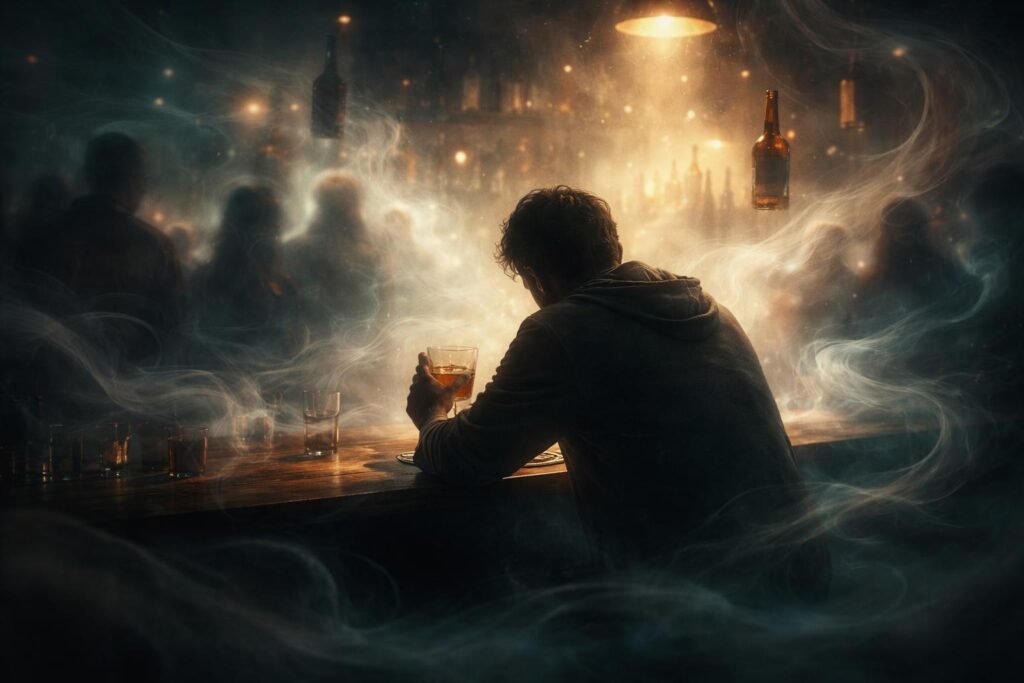 Ital és részegség ábrázolása egy álomban