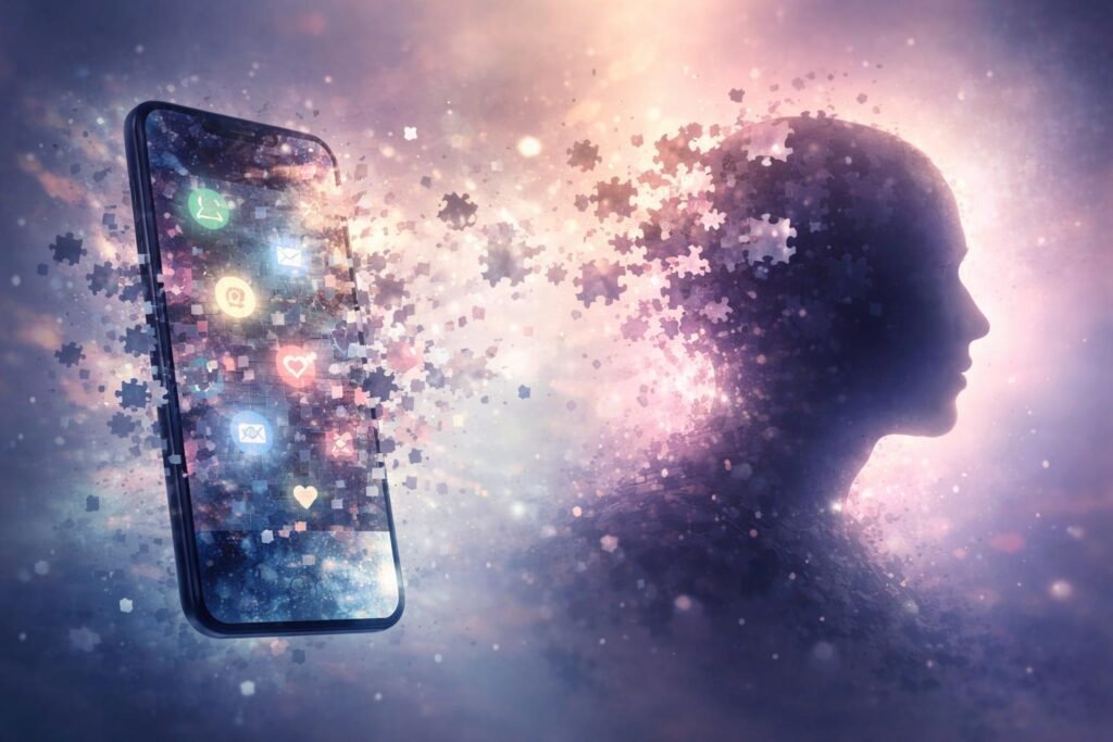 Telefon felrobbanása álomban, önértékelés és digitális én szimbóluma