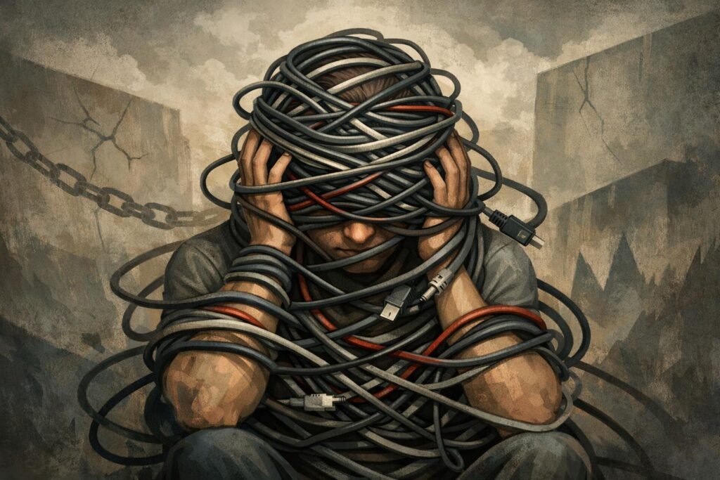 Kábel szimbolizálja a belső feszültségeket álomban
