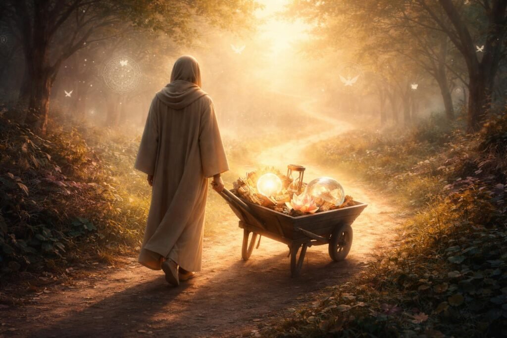 Talicska út mentén, szimbolikus spirituális jelentéssel