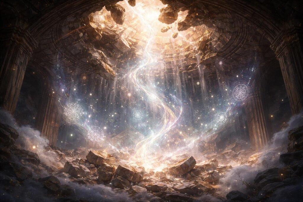 Leszakadó plafon, spiritualitás, régi energiák, változás jele