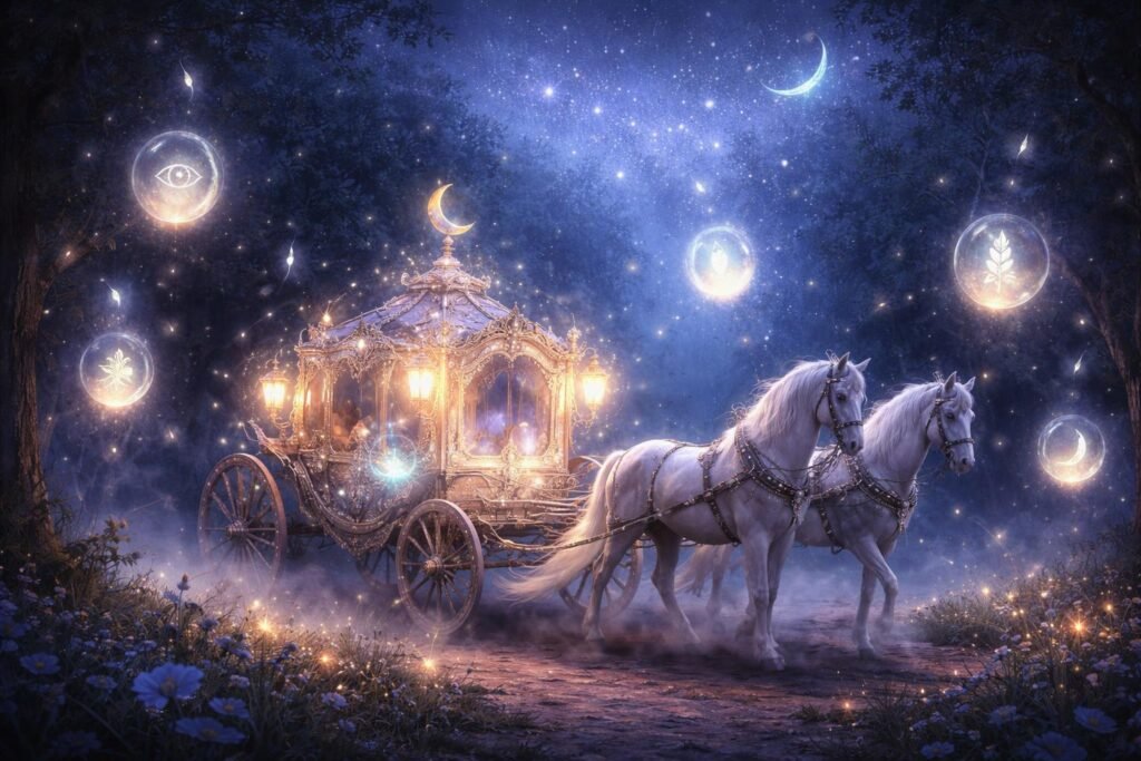 Spirituális üzenetek és postakocsi álomban, misztikus jelentés