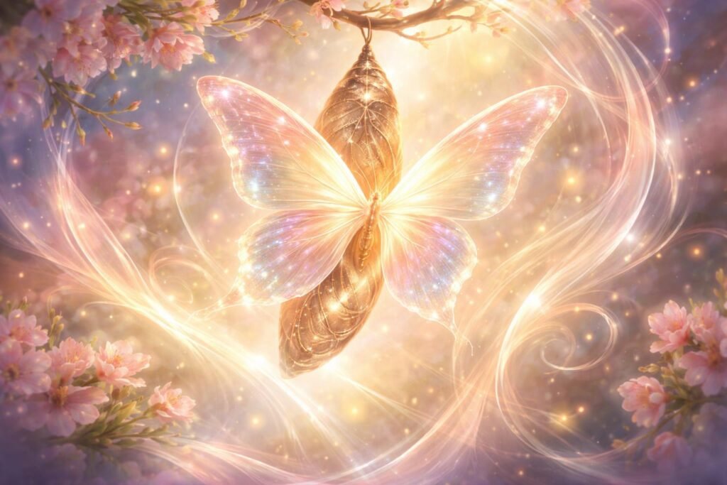 Pillangó szimbólum belső átalakulás és lelki fejlődés tavasszal