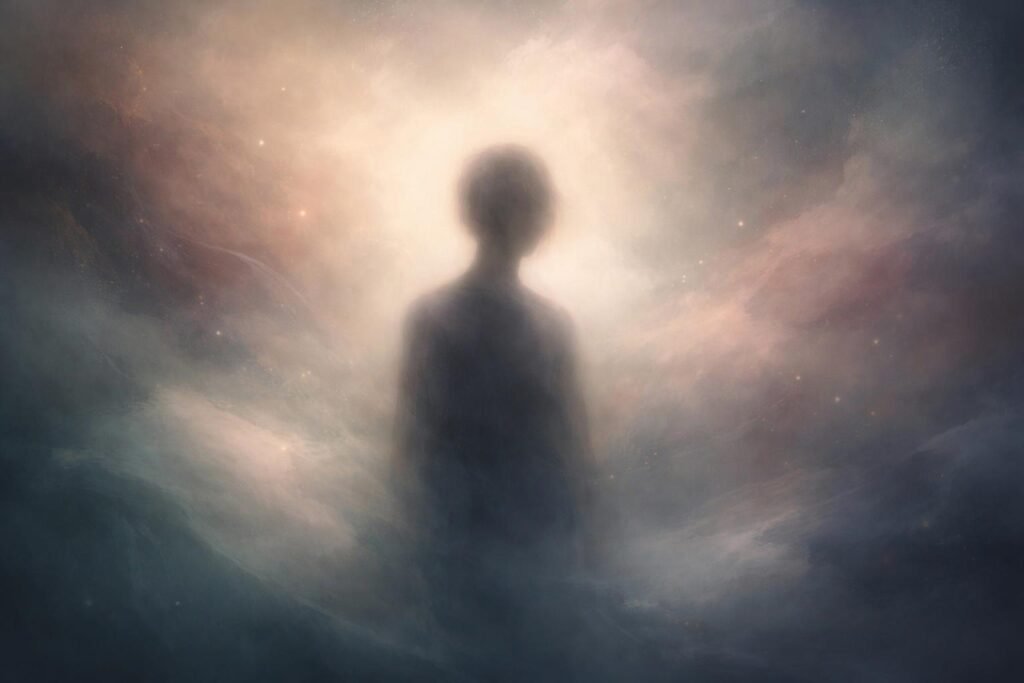 Álom arc nélküli szerelméről, érzelmi bizonytalanságot jelképezve