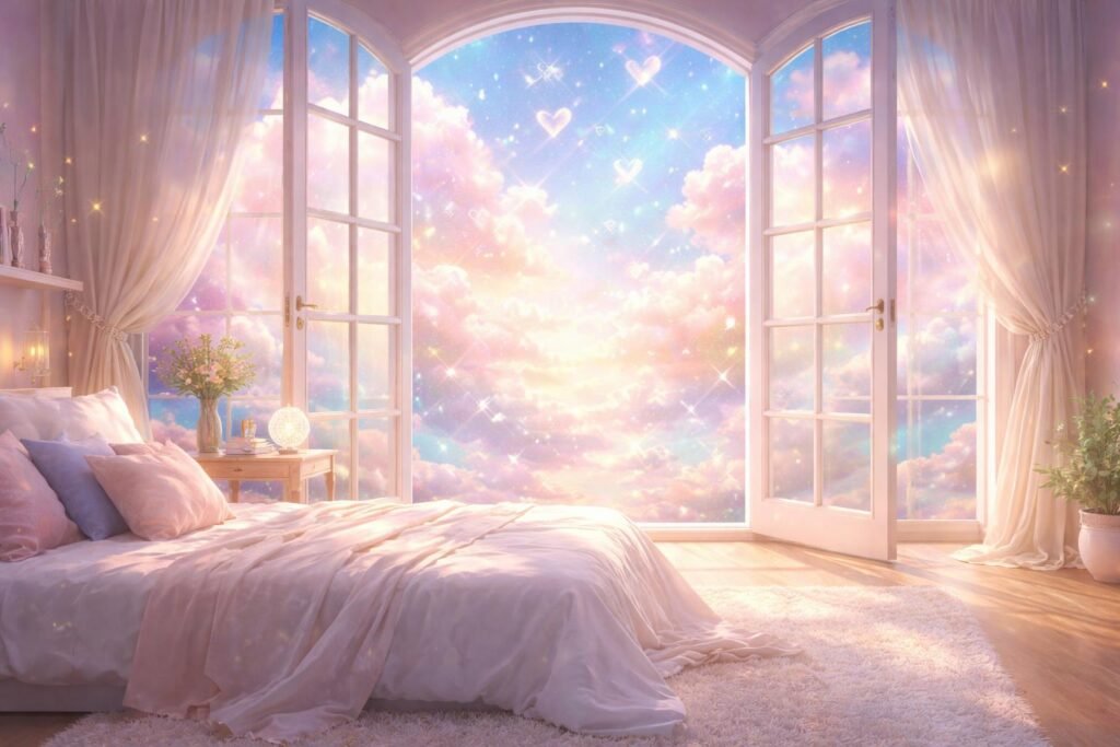 Ablakok nyitva egy házban, jelképezve nyitottságot és fogékonyságot