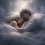 Álomképes jelenet idegen névvel suttogó párral, érzelmek és hűség jelei