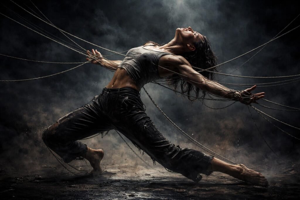 Álombeli kényszerű tánc, kifulladás és szabadság elvesztése