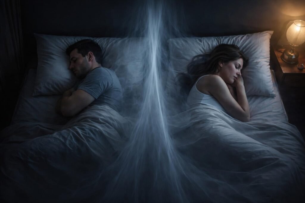 Lelki távolodás jelei álomban, szomorú nászágy képével