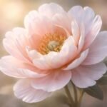 Kinyíló virág közeli kép, érzékenység és szépség szimbóluma