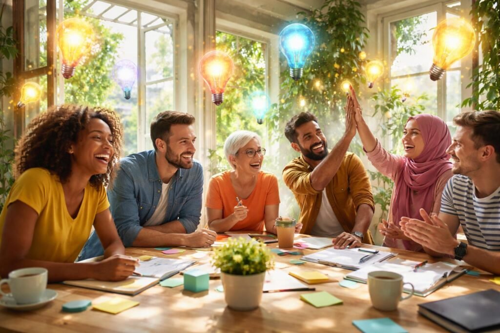 Nyitott ablakok egy házban szimbolizálják a nyitottságot és befogadást