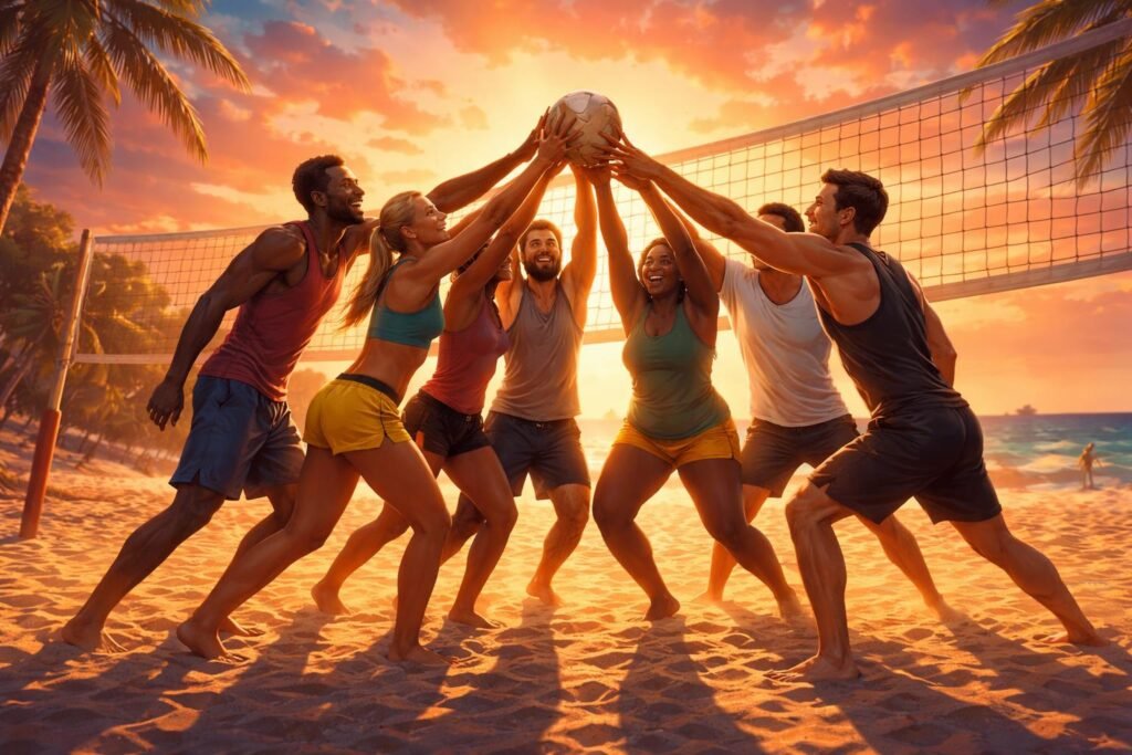 Álombeli strandröplabdázás és csapatmunka jelentése